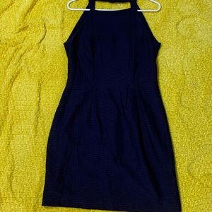 Nanette Lepore navy halter dress